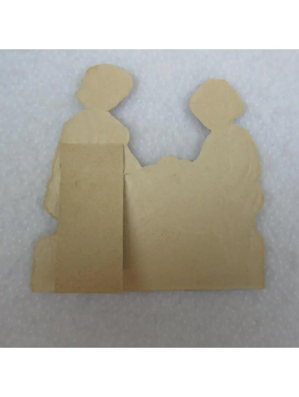Vintage Valentine Die Cut Stand Up Boy Girl Heart Dove 1920-30s Germany UNSIGNED